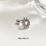  Khuyên Tai Thép Xi Mạ The Sun - Mẫu 55 