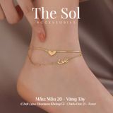  Lắc Chân Titan Love Double Lines 