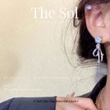  Bông Tai Hàn Quốc Star Diamond 