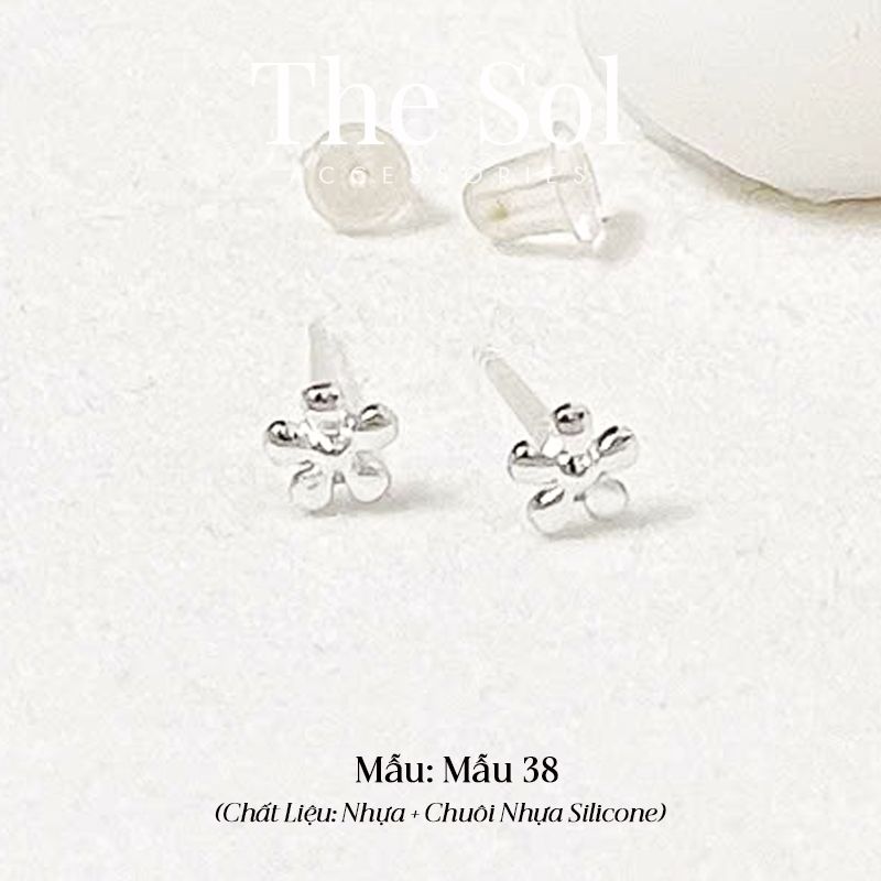  Bông Tai Nhựa 7K - BTN001 / BTN002 / BTN003 / BTN004 