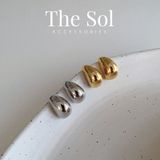  Bông Tai Hàn Quốc Metal Drop 