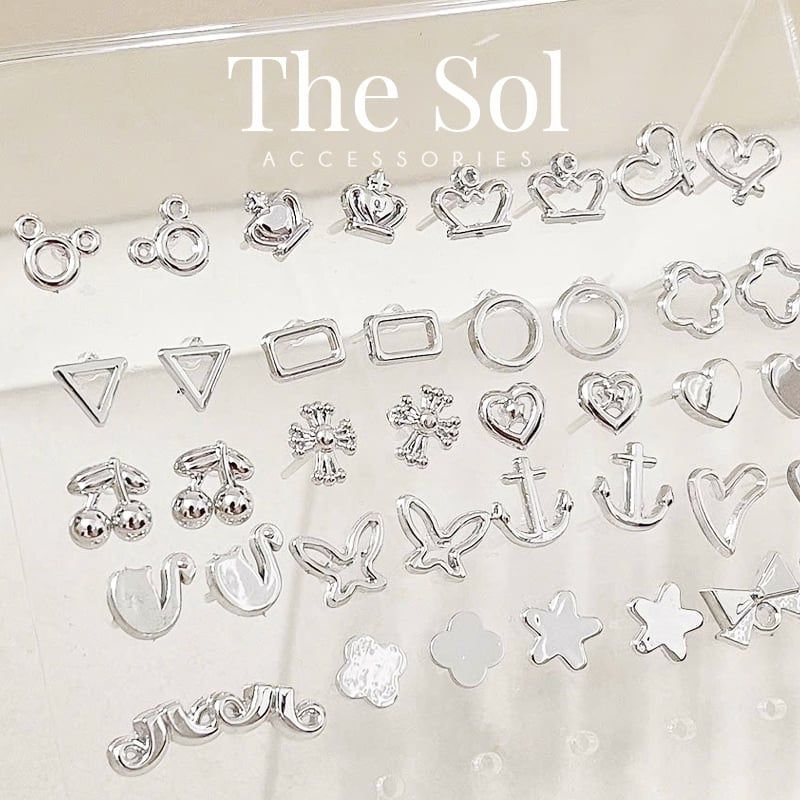  Bông Tai Nhựa 7K - BTN001 / BTN002 / BTN003 / BTN004 