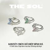  Khuyên Tai Hợp Kim Dia Butterfly - Mẫu 141 