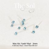  Bông Tai Nhựa Màu Sắc 