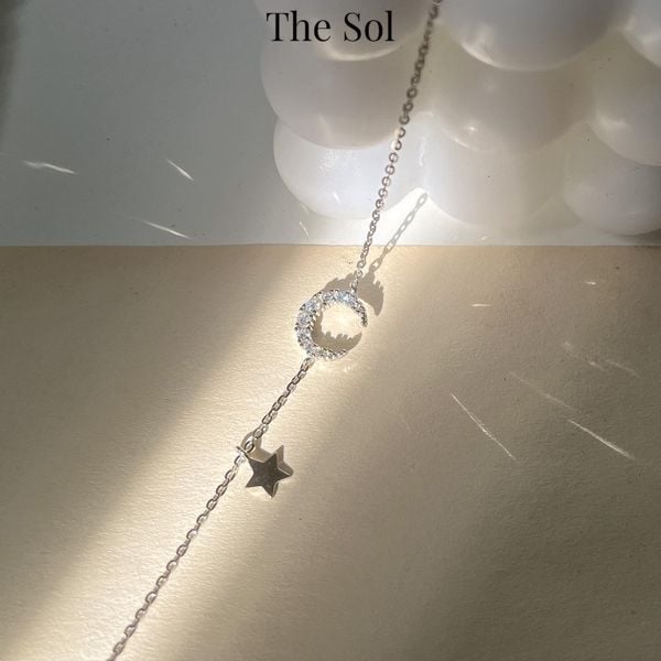  Lắc Tay Bạc Dia Moon 