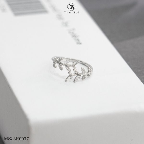  Nhẫn Bạc Double Leaves 