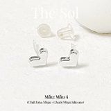  Bông Tai Nhựa 7K - BTN001 / BTN002 / BTN003 / BTN004 