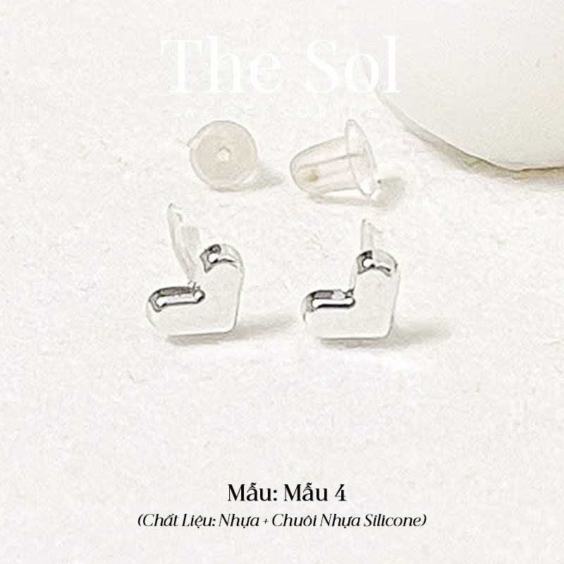  Bông Tai Nhựa 7K - BTN001 / BTN002 / BTN003 / BTN004 