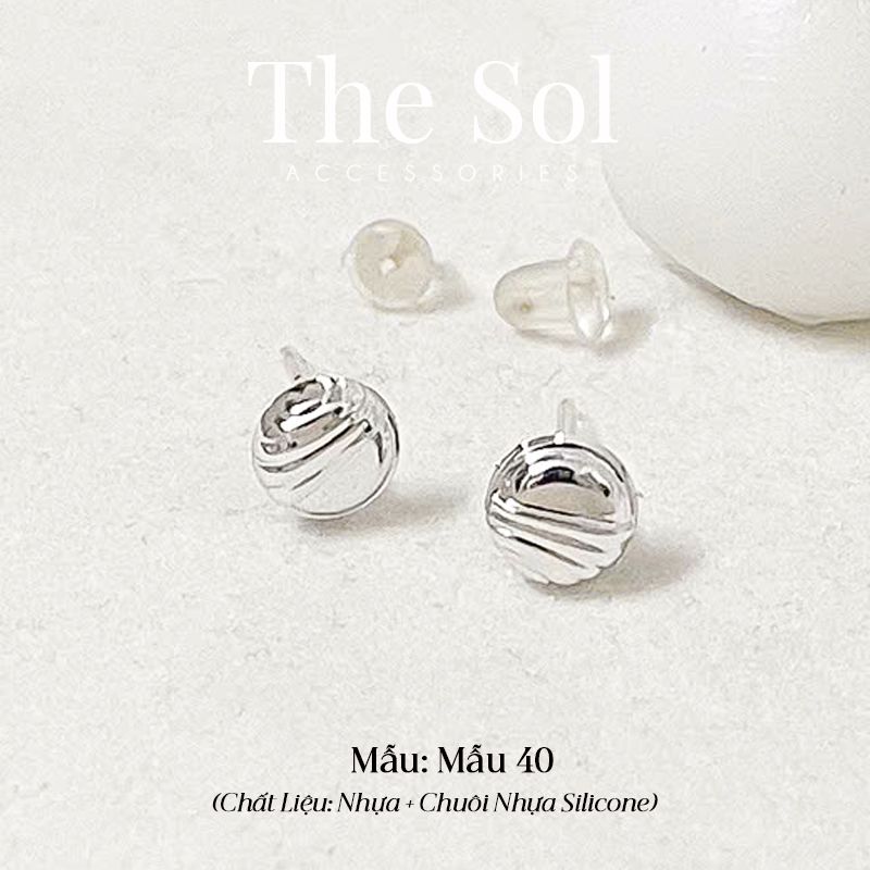  Bông Tai Nhựa 7K - BTN001 / BTN002 / BTN003 / BTN004 