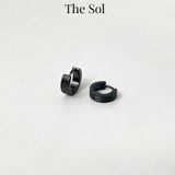  Khuyên Tai Titan Unisex Harsh Thick - 2 Lines - Mẫu T99 