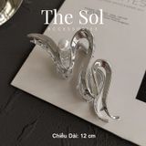  Kẹp Gắp Hàn Quốc Silver Wave & Pearl 
