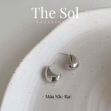  Bông Tai Hàn Quốc Metal Drop 