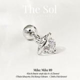  Khuyên Tai Thép Xi Mạ Mini Dia Galaxy - Mẫu 89 