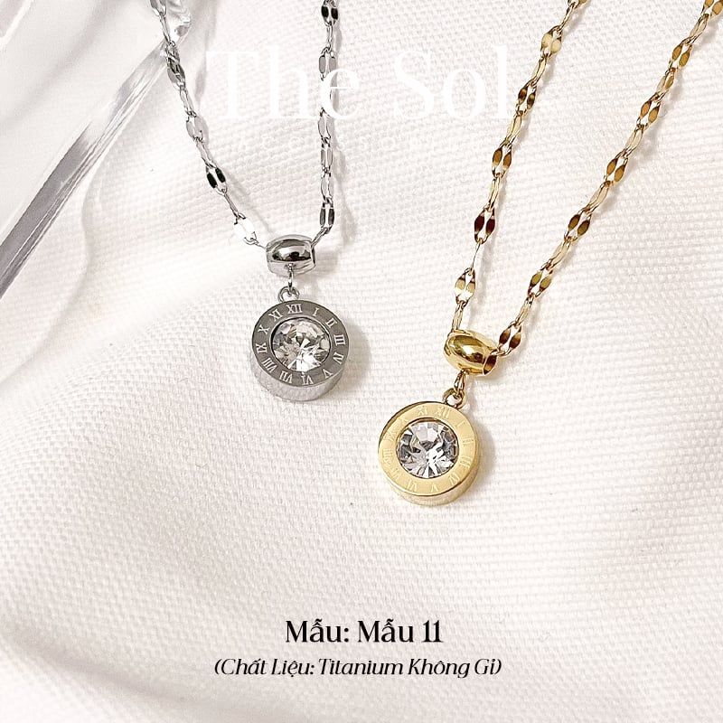  Dây Chuyền Titan Diamond Roman - Mẫu 11 