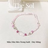  Lắc Tay Hàn Quốc Crystal Cat's Head 