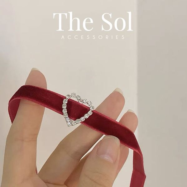  Choker Hàn Quốc Bling Heart 