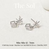  Bông Tai Seropi Flower & Cube - Mẫu 42 