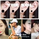  Khuyên Tai Titan Unisex Circle Magnet - 1 Chiếc 