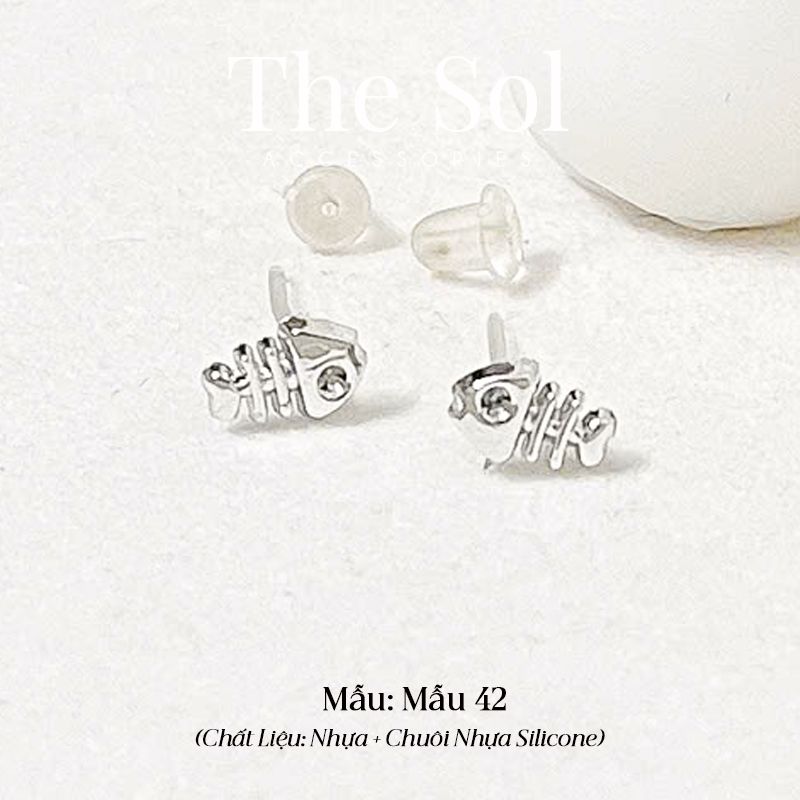  Bông Tai Nhựa 7K - BTN001 / BTN002 / BTN003 / BTN004 