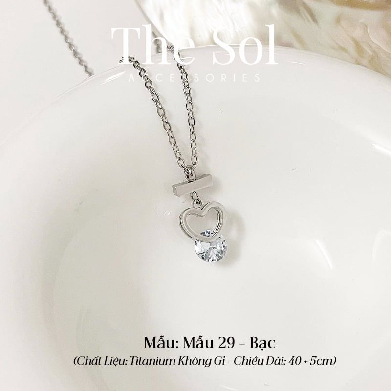  Dây Chuyền Titan Dia Heart 