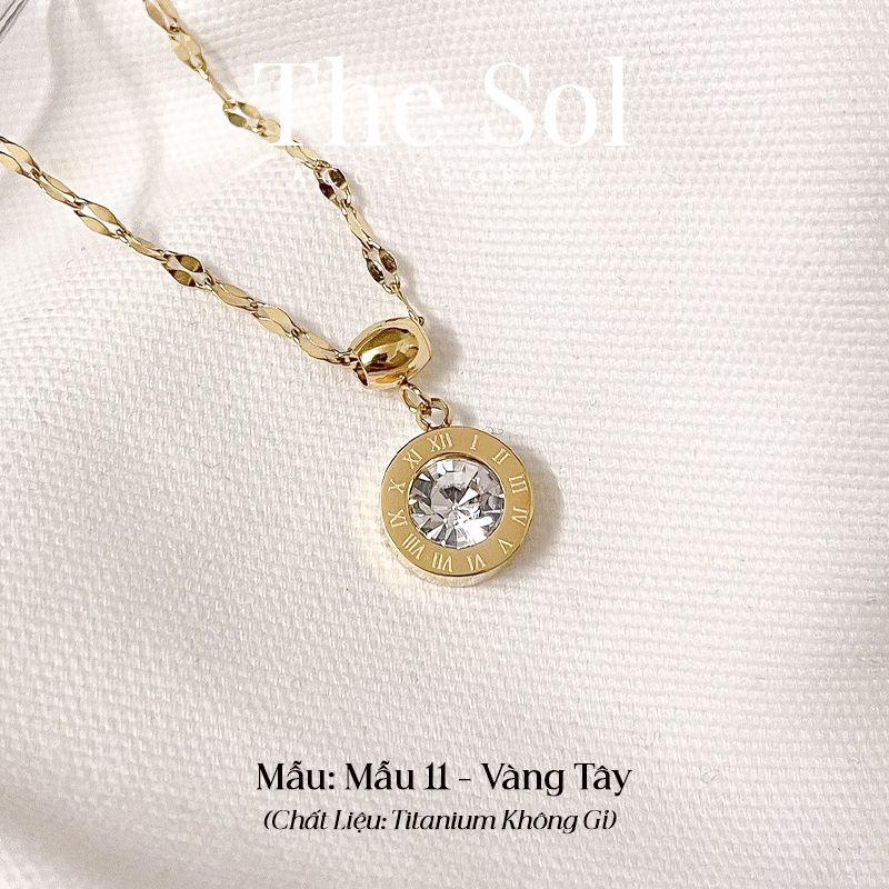  Dây Chuyền Titan Diamond Roman - Mẫu 11 