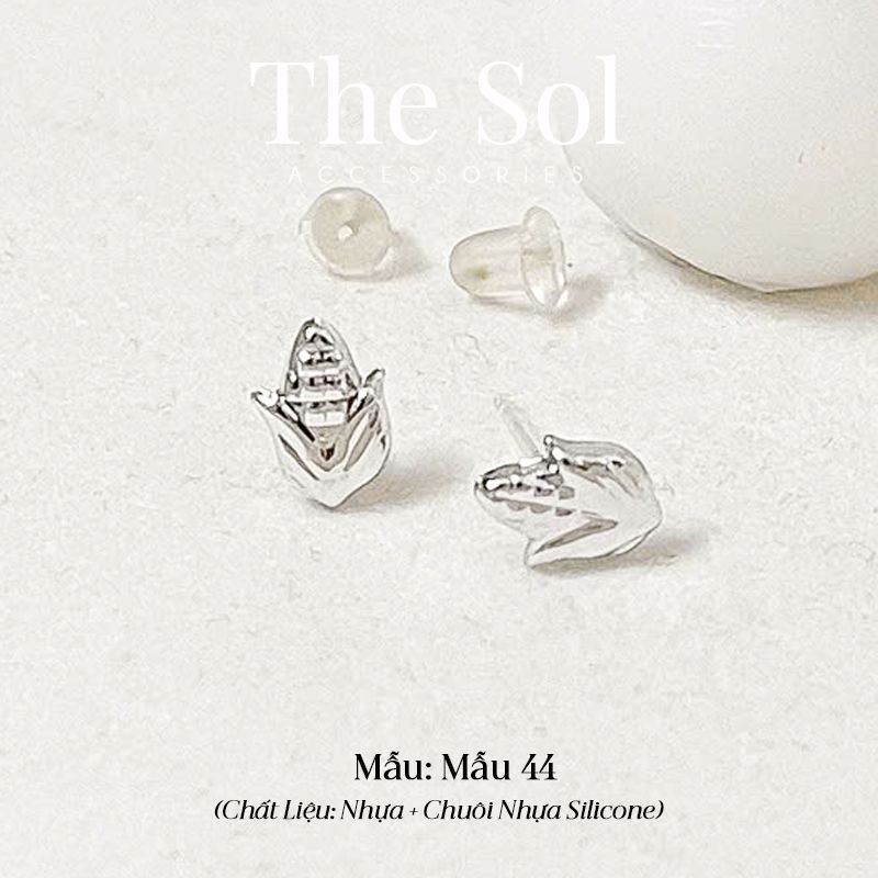  Bông Tai Nhựa 7K - BTN001 / BTN002 / BTN003 / BTN004 