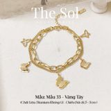  Lắc Tay Titan Double Layer Butterfly - Mẫu 33 