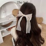  Kẹp Tóc Hàn Quốc The Chiffon Bow 