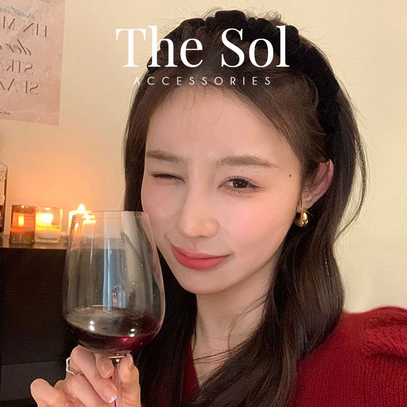  Bông Tai Hàn Quốc Metal Drop 