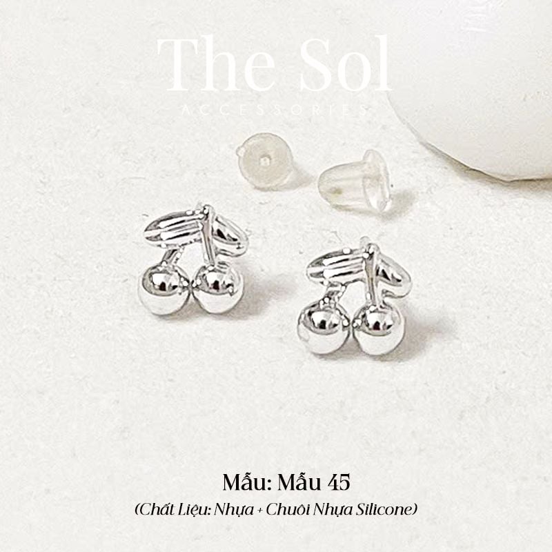  Bông Tai Nhựa 7K - BTN001 / BTN002 / BTN003 / BTN004 