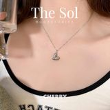  Dây Chuyền Titan Y2K Metal Heart 