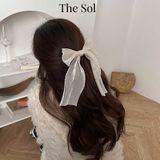  Kẹp Tóc Hàn Quốc The Chiffon Bow 