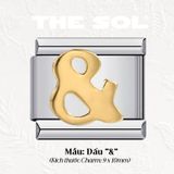  Charm Titan Italian Bracelet - Charm Chữ Cái 