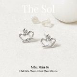  Bông Tai Nhựa 7K - BTN001 / BTN002 / BTN003 / BTN004 