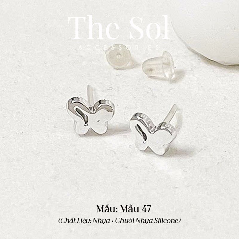  Bông Tai Nhựa 7K - BTN001 / BTN002 / BTN003 / BTN004 