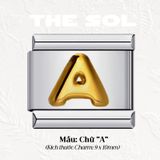  Charm Titan Italian Bracelet - Charm Chữ Cái 