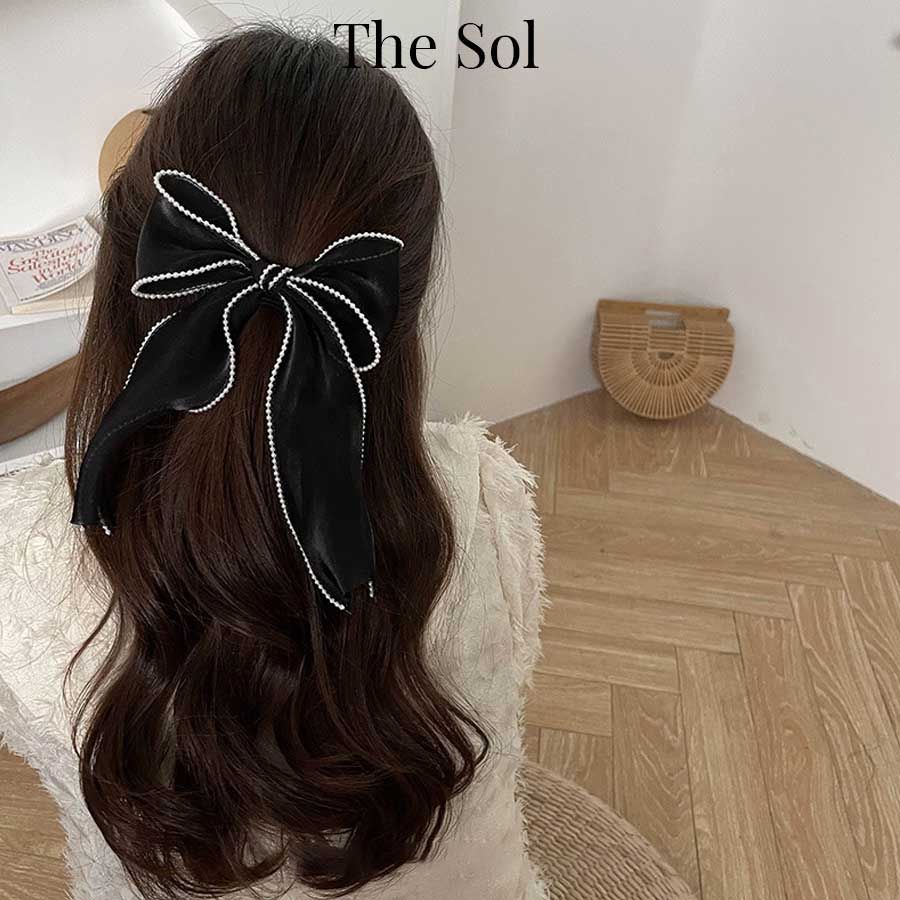  Kẹp Tóc Hàn Quốc The Chiffon Bow 