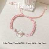  Lắc Tay Hàn Quốc Crystal Cat's Ears 