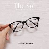  Kính Mắt Gọng Kim Loại Mắt Mèo Trendy 