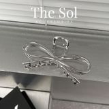  Kẹp Gắp Hàn Quốc Silver Bow 