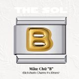  Charm Titan Italian Bracelet - Charm Chữ Cái 