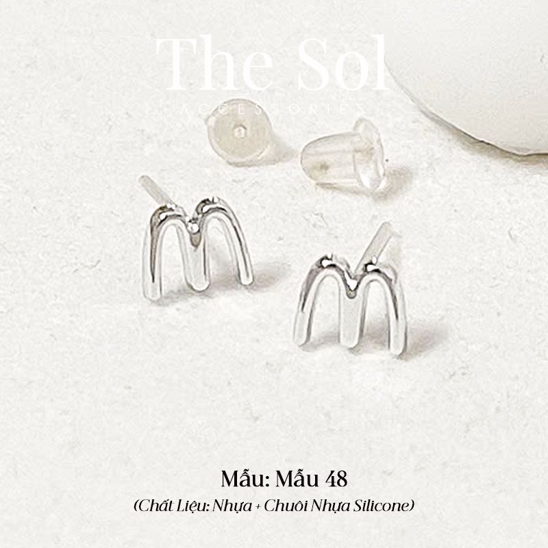  Bông Tai Nhựa 7K - BTN001 / BTN002 / BTN003 / BTN004 