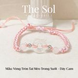  Lắc Tay Hàn Quốc Crystal Cat's Ears 