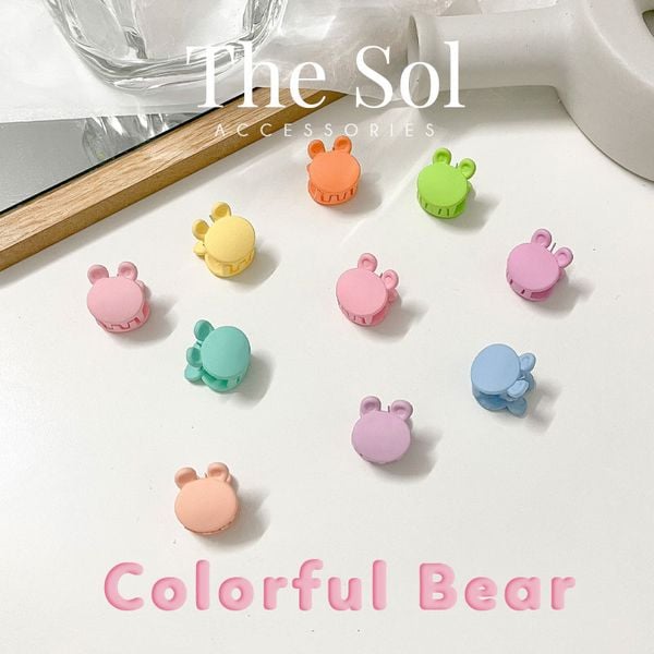  Kẹp Tóc Colorful Mini Bear - 1 Chiếc 