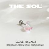  Khuyên Tai Titan Unisex Colorful Heart - 1 Chiếc 