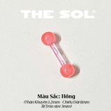  Khuyên Tai Nhựa Trong Suốt Màu Sắc 