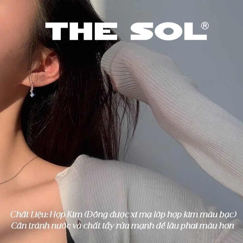  Khuyên Tai Hợp Kim Unisex The Sophie - Mẫu 177 