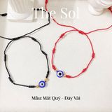  Lắc Tay Hàn Quốc Evil's Eye - Dây Vải 