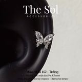  Khuyên Tai Thép Xi Mạ Dia Butterfly - Mẫu 142 