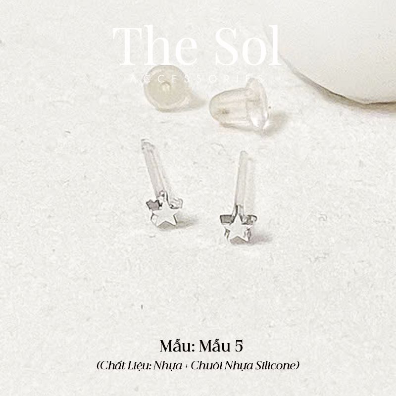  Bông Tai Nhựa 7K - BTN001 / BTN002 / BTN003 / BTN004 